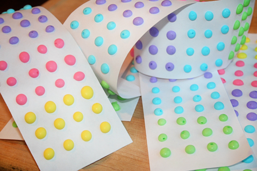 Homemade Candy Buttons  Free printable template - Popsicle Blog